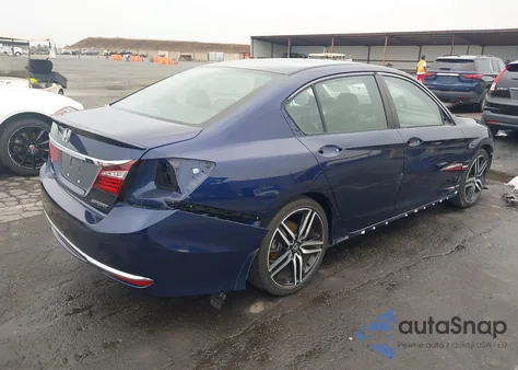2016 Honda Accord Sport z USA, uszkodzony, nr VIN 1HGCR2F63GA082449